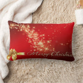クリスマスの願い ランバークッション (ブランケット)