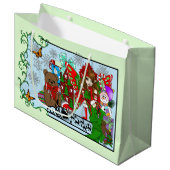 クリスマスの願い ラージペーパーバッグ (正面アングル)