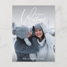 クリスマスの願い 写真ポストカード