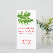 クリスマスの願い 愛と真実を込めて。 ホリデーカード (スタンド正面)