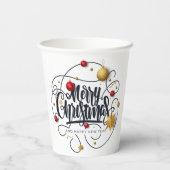 クリスマスの願い 紙コップ (裏面)