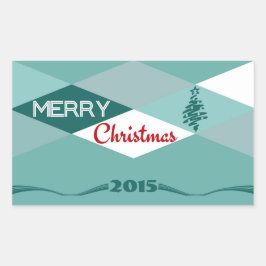 クリスマスの願い 長方形シール