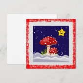 クリスマスの願い、雪の日 (正面/裏面)