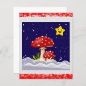 クリスマスの願い、雪の日 (正面/裏面)