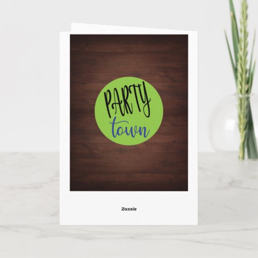 クリスマスの願い Lovely Wood 家族の写真コラージュ カード (裏面)