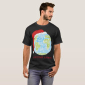 クリスマスの願い – Vision Of World Peace - Earth W Tシャツ (正面フル)
