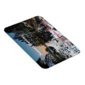 クリスマスの風光明媚な冬スコットランドの牧場 マグネット (右側)