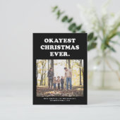 クリスマスの風刺は絶え間ないおもしろい シーズンポストカード (スタンド正面)