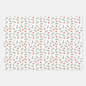 クリスマスの風合い ラッピングペーパーシート (正面2)