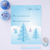 クリスマスの風景 チラシ (シングル)