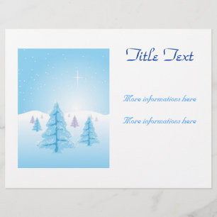 クリスマスの風景 チラシ