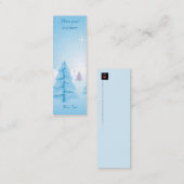 クリスマスの風景 – ブックマーク スキニー名刺 (正面/裏面)
