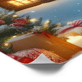 クリスマスの風景 ポスター (角)