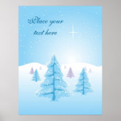 クリスマスの風景 ポスター (正面)