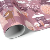 クリスマスの風景 ラッピングペーパー (ロールコーナー)