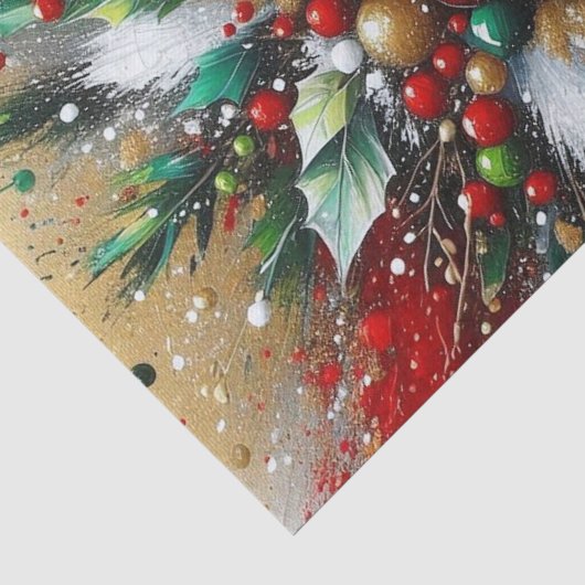 クリスマスの飛沫 / 白い爆発 薄葉紙 (詳細)