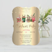 クリスマスの飲み会 会社のクリスマスパーティー 招待状 (スタンド正面)
