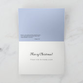 クリスマスの飼い葉桶場面カード、カスタマイズ可能なrv シーズンカード (内部)