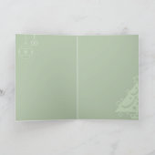 クリスマスの飾りが壊れた猫 シーズンカード (内部)