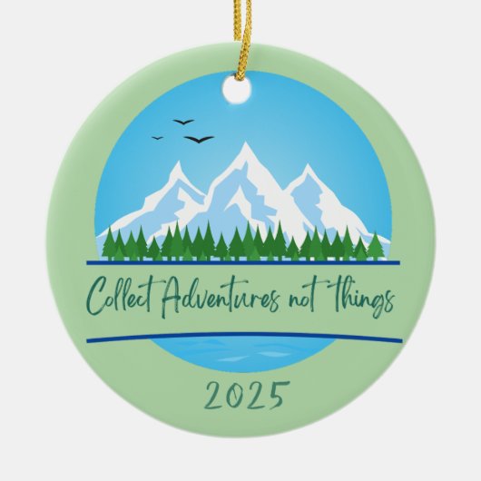 クリスマスの飾りではない冒険 セラミックオーナメント (正面)