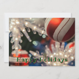 クリスマスの飾りと光 シーズンカード