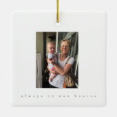 クリスマスの飾りの記憶の中で セラミックオーナメント (裏面)