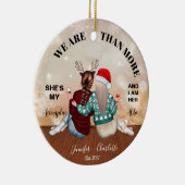 クリスマスの飾りは別物だ セラミックオーナメント (右)