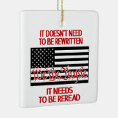 クリスマスの飾りを読み直す必要がある セラミックオーナメント (右)