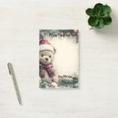 クリスマスの飾り付きかわいいテディベア – Festi ポストイット (オフィス)