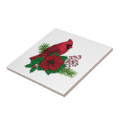 クリスマスの飾り付けに赤い深紅色 タイル (側面)