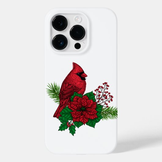 クリスマスの飾り付けに赤い深紅色 Case-Mate iPhoneケース (裏面)