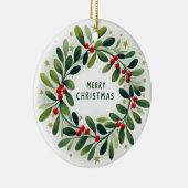 クリスマスの飾り付けを万全に引き出す セラミックオーナメント (右)