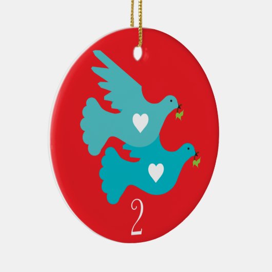 クリスマスの飾り付け二日目 セラミックオーナメント (右)