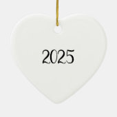 「クリスマスの飾り付け前の夜だった セラミックオーナメント (裏面)