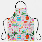 クリスマスの飾り付け エプロン (正面)