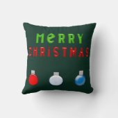 クリスマスの飾り付け クッション (裏面)