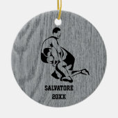 クリスマスの飾り付け セラミックオーナメント (正面)