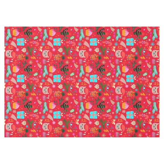 クリスマスの飾り付け テーブルクロス (正面(横))