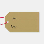 クリスマスの飾り ギフトタグ (裏面横)