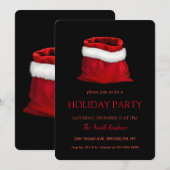 クリスマスの飾り、クリスマス 招待状 (正面/裏面)