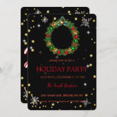 クリスマスの飾り、クリスマス 招待状 (正面/裏面)