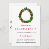 クリスマスの飾り、クリスマス 招待状 (正面/裏面)