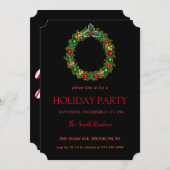 クリスマスの飾り、クリスマス 招待状 (正面/裏面)