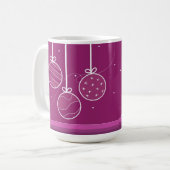 クリスマスの飾り コーヒーマグカップ (正面左)