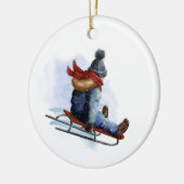 クリスマスの飾り セラミックオーナメント (左)