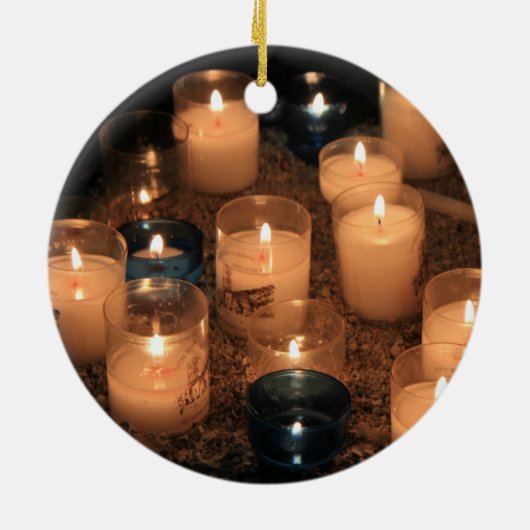 クリスマスの飾り セラミックオーナメント (裏面)