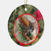 クリスマスの飾り、セラミックラウンド、ミスター・ビックレス セラミックオーナメント (左)