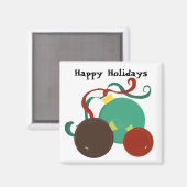 クリスマスの飾り マグネット (正面/裏面)