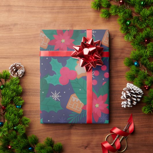 クリスマスの飾り  ラッピングペーパー (クリスマスギフト)