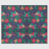 クリスマスの飾り  ラッピングペーパー (フラット)